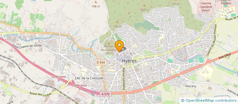 localisation de l'entreprise MONSIEUR MICHEL TARDY à HYERES