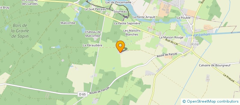 localisation de l'entreprise MONSIEUR MICHEL TAUGOURDEAU  RILLE