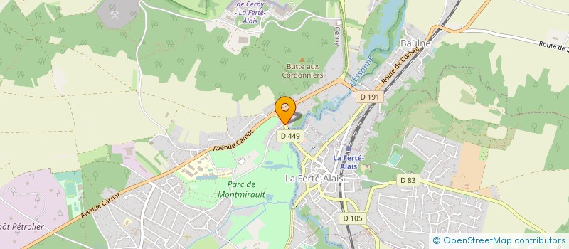 localisation de l'entreprise MONSIEUR MICHEL TAULELLE à CERNY