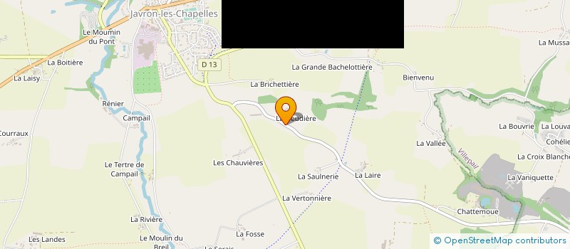 localisation de l'entreprise MONSIEUR MICHEL TAUPIN  JAVRON-LES-CHAPELLES