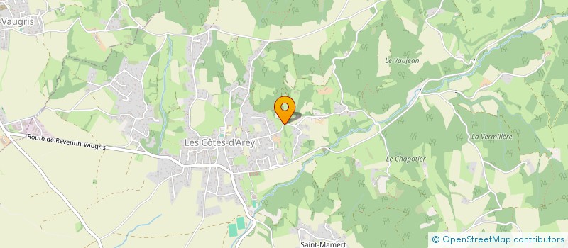 localisation de l'entreprise MONSIEUR MICHEL TCHAKAMIAN  LES COTES-D'AREY