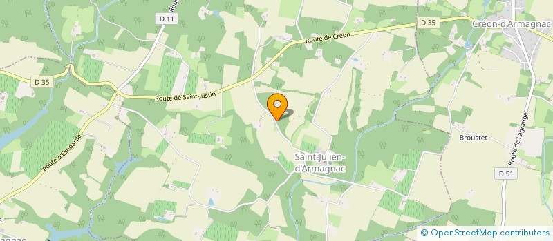 localisation de l'entreprise MONSIEUR MICHEL TECHENE  ESTIGARDE