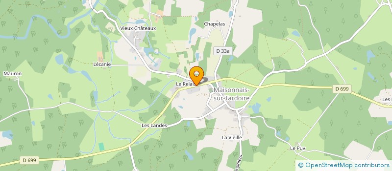localisation de l'entreprise MONSIEUR MICHEL TEILLOUT à MAISONNAIS-SUR-TARDOIRE