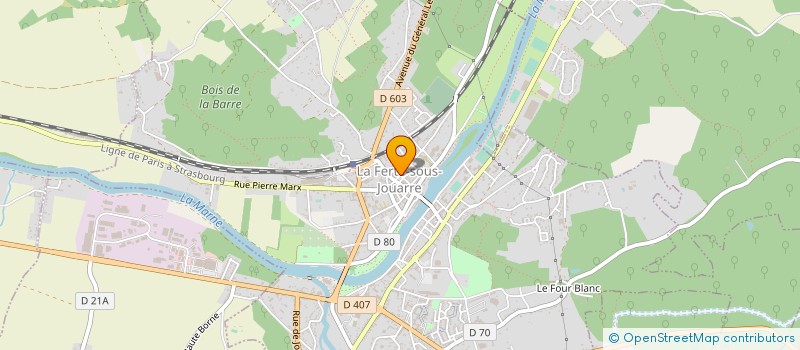 localisation de l'entreprise MONSIEUR MICHEL TEMPORELLI  LA FERTE-SOUS-JOUARRE