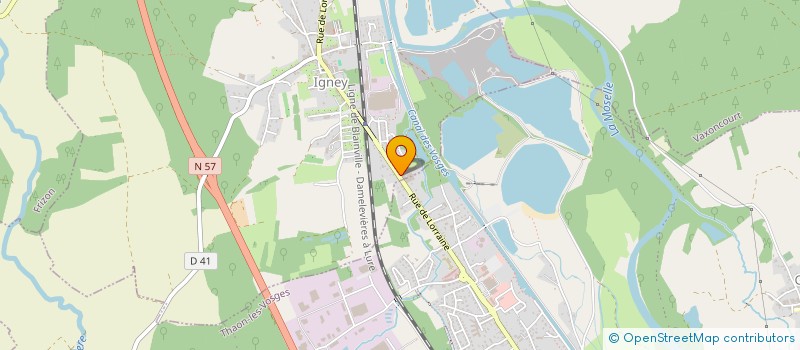 localisation de l'entreprise MONSIEUR MICHEL TEREL  IGNEY