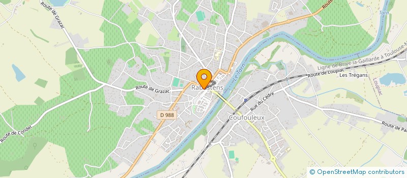 localisation de l'entreprise MONSIEUR MICHEL TERRISSE  GRAZAC