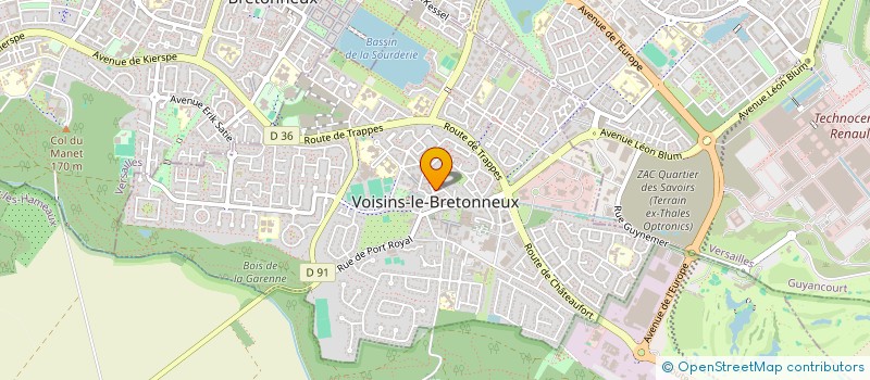 localisation de l'entreprise MONSIEUR MICHEL TERRISSE à VOISINS-LE-BRETONNEUX
