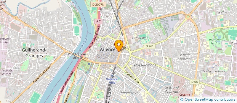 localisation de l'entreprise MONSIEUR MICHEL TERZIAN à VALENCE