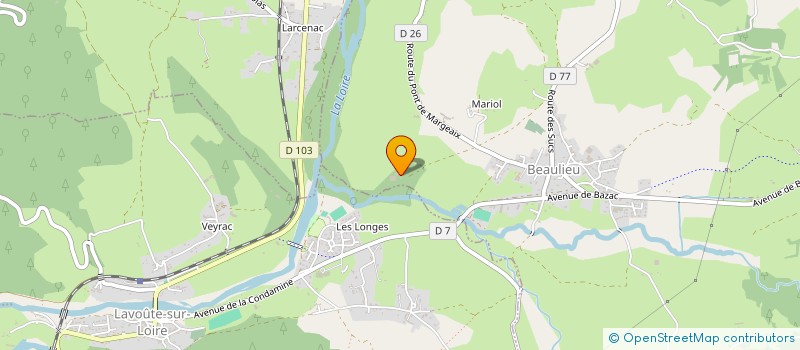 localisation de l'entreprise MONSIEUR MICHEL TESTUD  BEAULIEU