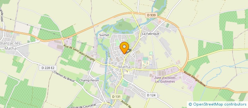 localisation de l'entreprise MONSIEUR MICHEL TETEAU à MATHA