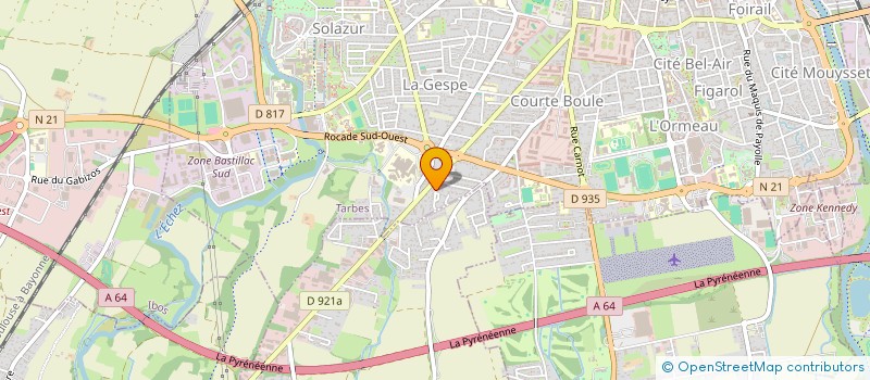 localisation de l'entreprise MONSIEUR MICHEL TEUMA  TARBES