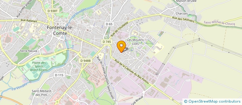 localisation de l'entreprise MONSIEUR MICHEL TEXIER à FONTENAY-LE-COMTE