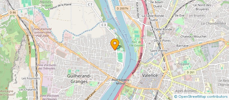 localisation de l'entreprise MONSIEUR MICHEL TEYSSIER  GUILHERAND-GRANGES