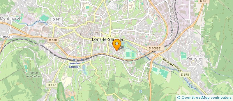 localisation de l'entreprise MONSIEUR MICHEL THAVEAU à LONS-LE-SAUNIER