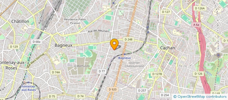 localisation de l'entreprise MONSIEUR MICHEL THELISE à BAGNEUX