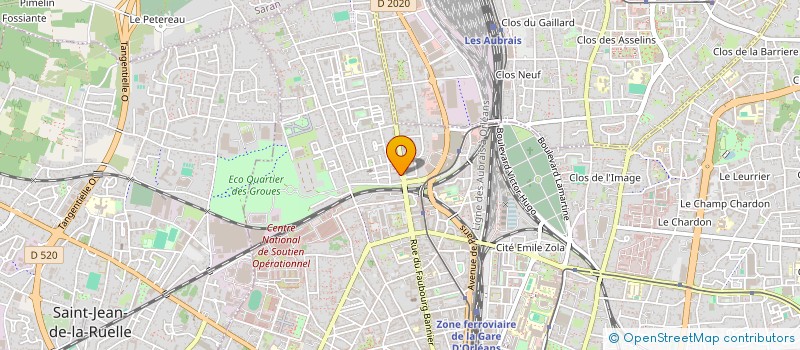 localisation de l'entreprise MONSIEUR MICHEL THEODET à ORLEANS