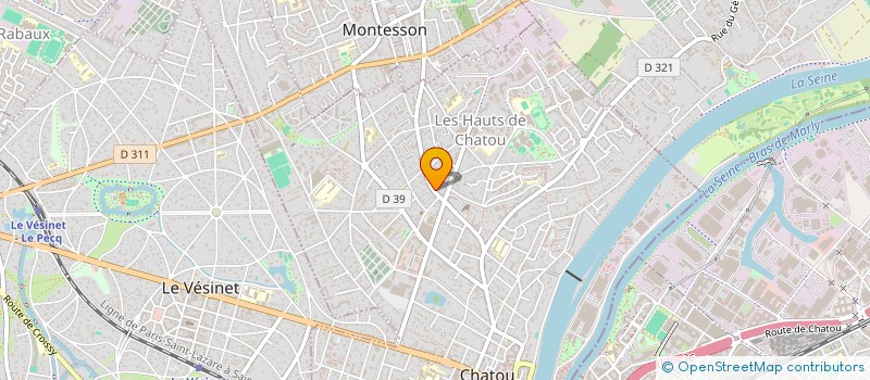 localisation de l'entreprise MONSIEUR MICHEL THERY  CHATOU