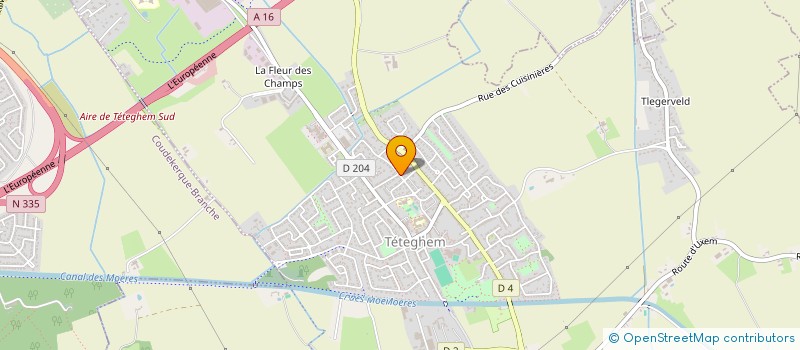 localisation de l'entreprise MONSIEUR MICHEL THERY à TETEGHEM-COUDEKERQUE-VILLAGE