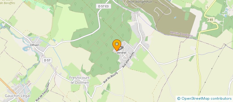 localisation de l'entreprise MONSIEUR MICHEL THEYSGEUR  FRESNICOURT-LE-DOLMEN