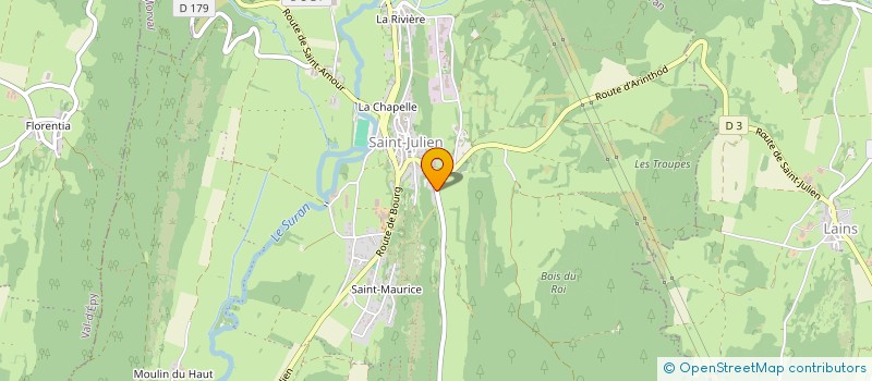 localisation de l'entreprise MONSIEUR MICHEL THIBAUT  VAL SURAN