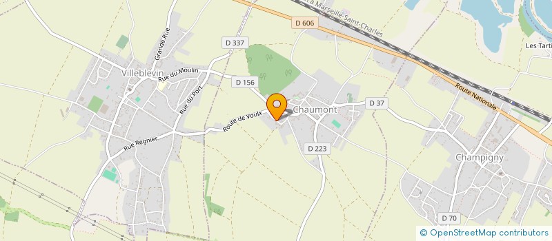 localisation de l'entreprise MONSIEUR MICHEL THIEMPONT à CHAUMONT