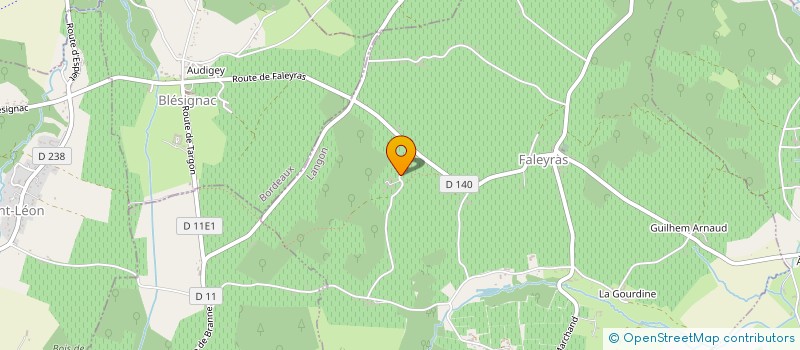 localisation de l'entreprise MONSIEUR MICHEL THIERRE  FALEYRAS