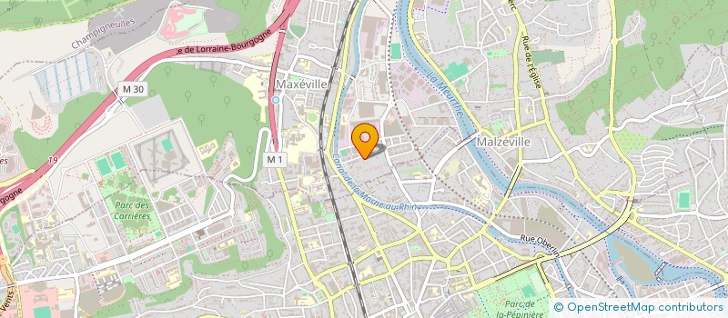 localisation de l'entreprise MONSIEUR MICHEL THIL  MAXEVILLE