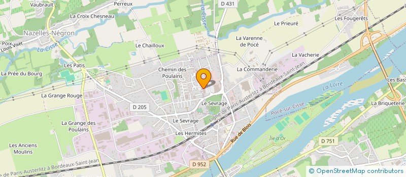 localisation de l'entreprise MONSIEUR MICHEL THILLOU à POCE-SUR-CISSE