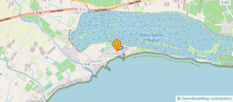 localisation de l'entreprise MONSIEUR MICHEL THIONNET à HYERES