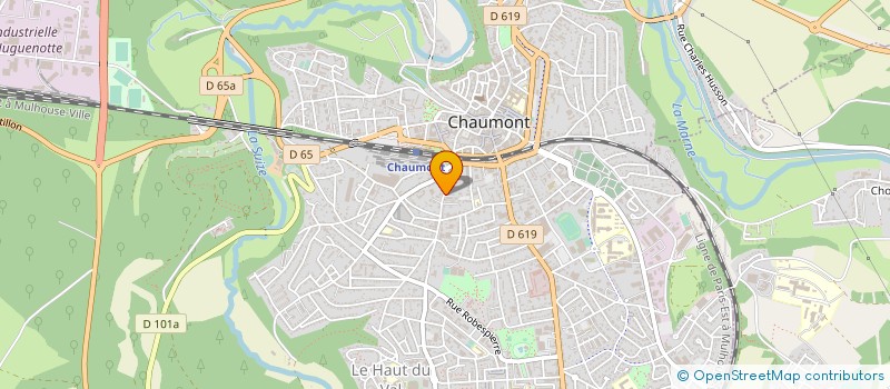 localisation de l'entreprise MONSIEUR MICHEL THIRODE à CHAUMONT