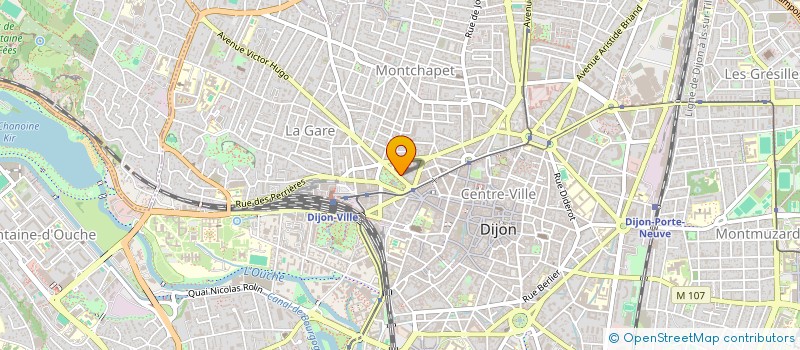 localisation de l'entreprise MONSIEUR MICHEL THOMAS  DIJON