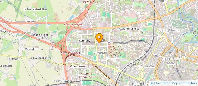 localisation de l'entreprise MONSIEUR MICHEL THOMAS à RENNES