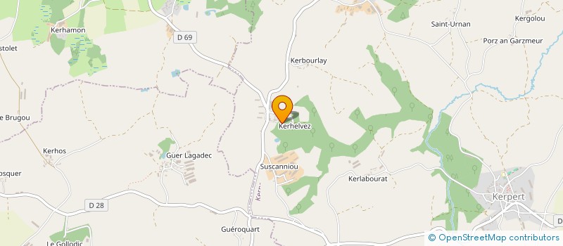 localisation de l'entreprise MONSIEUR MICHEL THOMAS  KERPERT