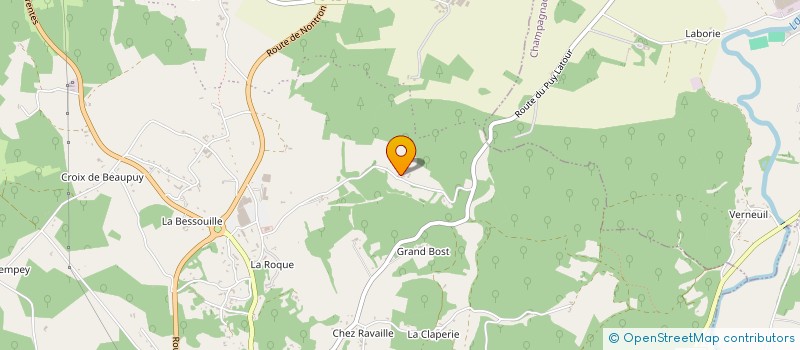 localisation de l'entreprise MONSIEUR MICHEL THOMAS à BOURDEILLES