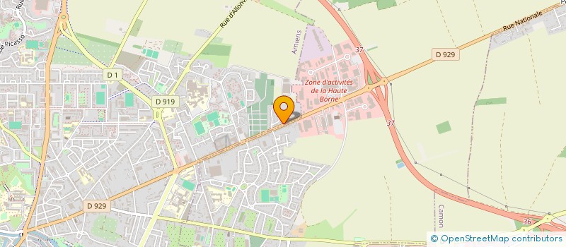 localisation de l'entreprise MONSIEUR MICHEL THOMAS  AMIENS