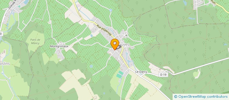 localisation de l'entreprise MONSIEUR MICHEL THOMAS  GRAUVES