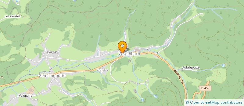 localisation de l'entreprise MONSIEUR MICHEL THONNELIER  WISEMBACH