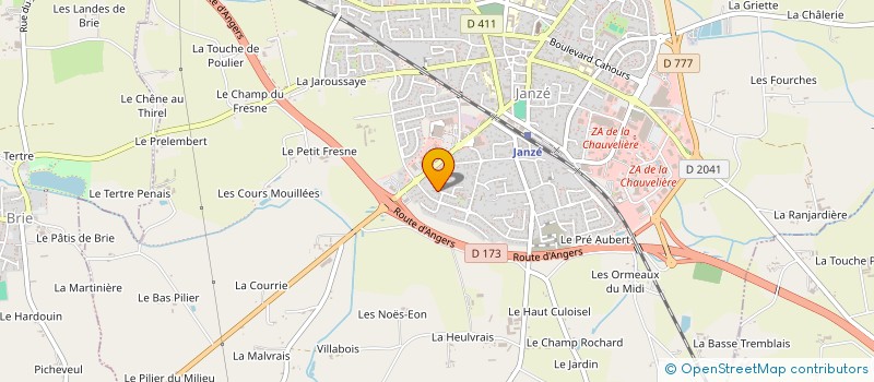 localisation de l'entreprise MONSIEUR MICHEL THUET  JANZE