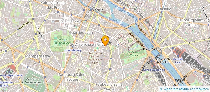 localisation de l'entreprise MONSIEUR MICHEL THUILLIER à PARIS