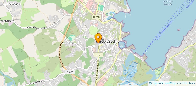 localisation de l'entreprise MONSIEUR MICHEL TICHADOU à PORTO-VECCHIO
