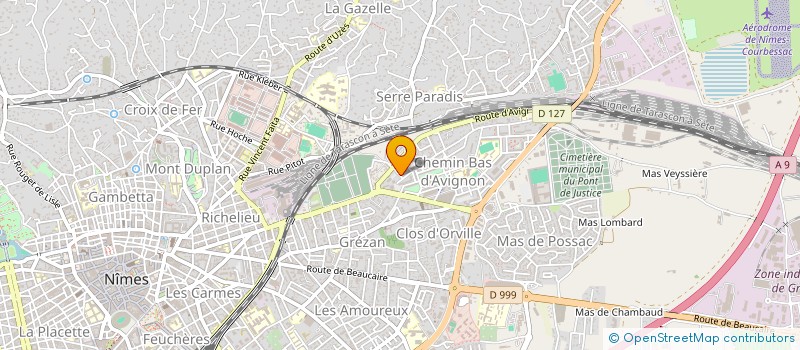 localisation de l'entreprise MONSIEUR MICHEL TOLOS à NIMES