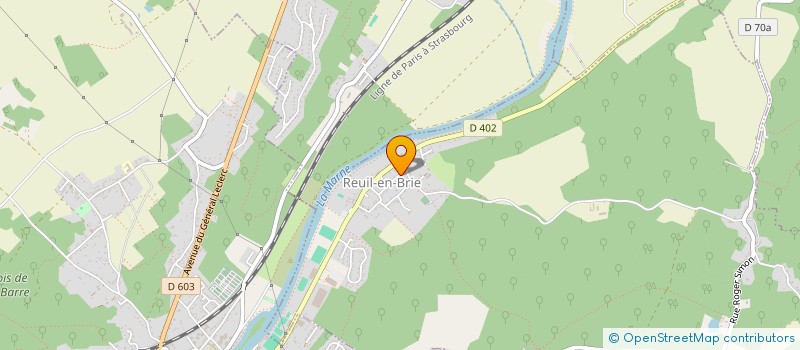 localisation de l'entreprise MONSIEUR MICHEL TOMASINI  REUIL-EN-BRIE