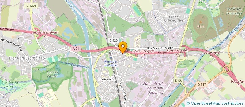 localisation de l'entreprise MONSIEUR MICHEL TOMCZYK  FLERS-EN-ESCREBIEUX