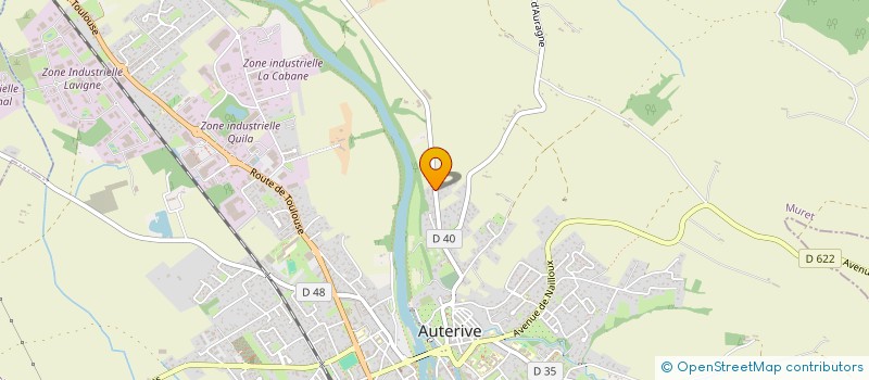 localisation de l'entreprise MONSIEUR MICHEL TOPPAN  AUTERIVE