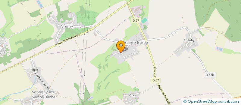 localisation de l'entreprise MONSIEUR MICHEL TORCASO  SAINTE-BARBE