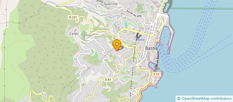 localisation de l'entreprise MONSIEUR MICHEL TORDELLI à BASTIA