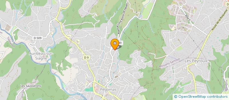 localisation de l'entreprise MONSIEUR MICHEL TORRA  PEGOMAS