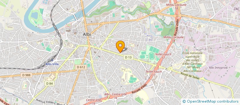 localisation de l'entreprise MONSIEUR MICHEL TORTELLI à ALBI