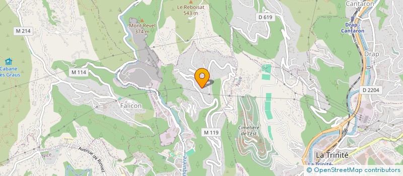 localisation de l'entreprise MONSIEUR MICHEL TOSELLO  SAINT-ANDRE-DE-LA-ROCHE