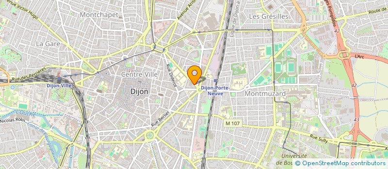 localisation de l'entreprise MONSIEUR MICHEL TOUBOUL à DIJON